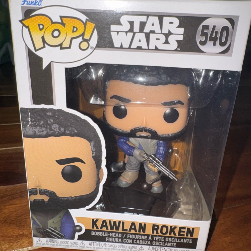 Funko Pop Star Wars Kawlan Roken with Blue and Black Outfit